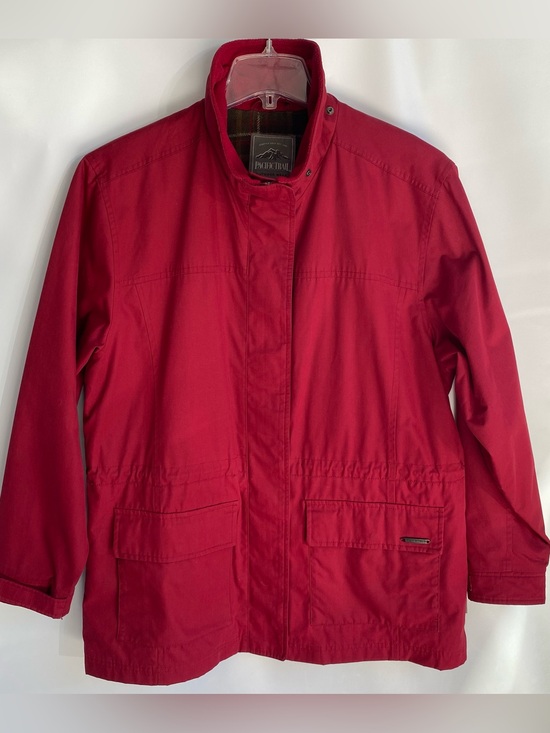 Pacific Trail Jackets & Blazers - Ladies Pacific Trail red barn coat chore jacket fall winter layering utility L